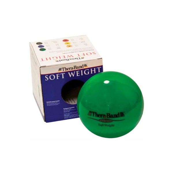 Fabrication Enterprises Thera-Band Soft Weights Ball, Green, 2 kg/4.4 lb. 457924 - main
